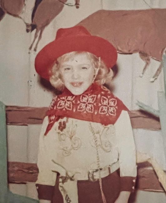 Deborah Norville during her childhood