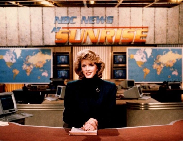 Deborah Norville while working at NBC News at Sunrise
