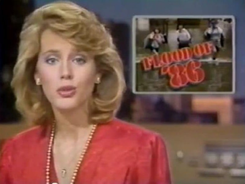Deborah Norville while working for WMAQ-TV