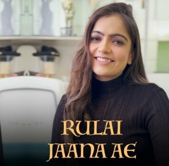 Deedar Kaur on the poster of her song 