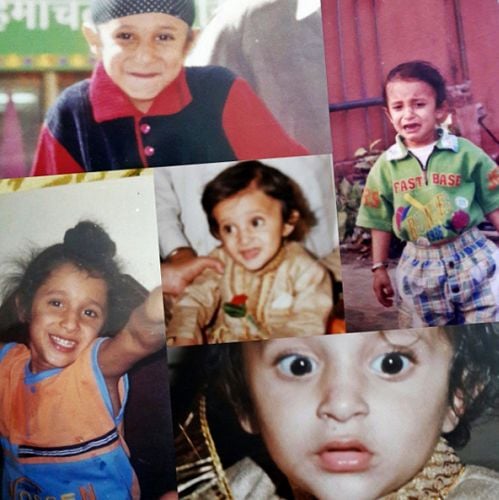 Deep Kalsi during his childhood