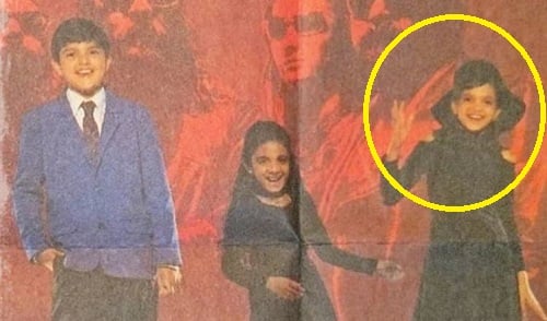 Deepika Padukone as a child model