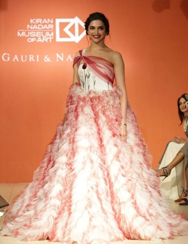Deepika Padukone in a fashion show