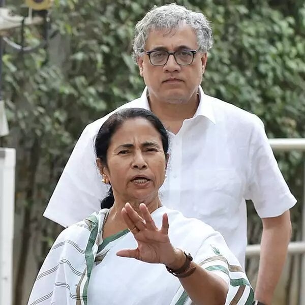 Derek O’Brien with Mamata Banerjee