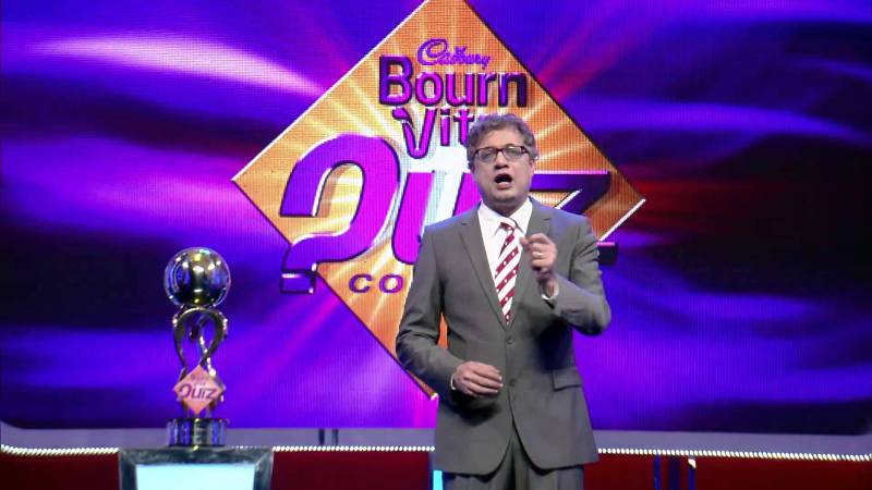 Derek O’Brien during a quiz show