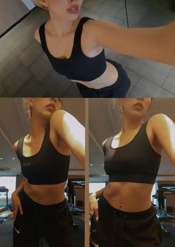 Devanshi Sharma at a gym