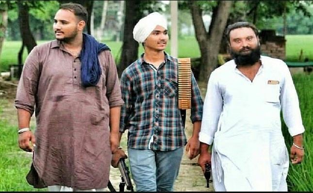 Devendra Singh Dhillon with his friend Malak (left)