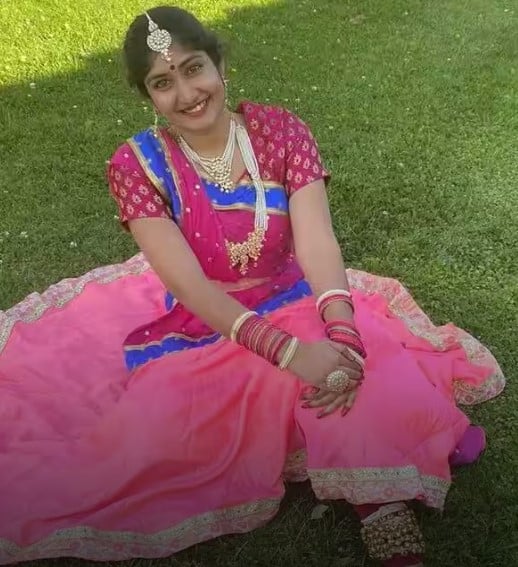 Devi Snigdha Muppala after performing kathak