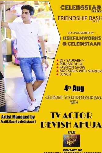 Devish Ahuja as a chief guest