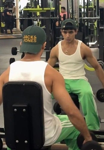 Devish Ahuja at a gym