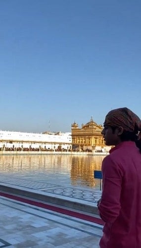 Devish Ahuja at the Golden Temple