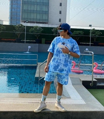 Devish Ahuja during his vacation