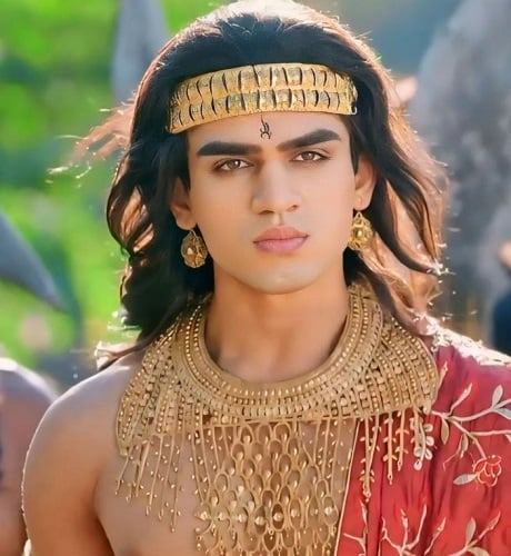 Devish Ahuja in a still from Shrimad Ramayan