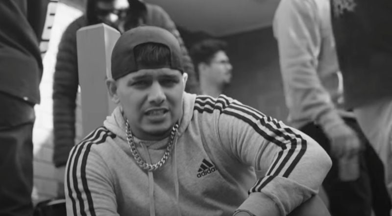 Dhanda Nyoliwala in a still from his Haryanvi song titled