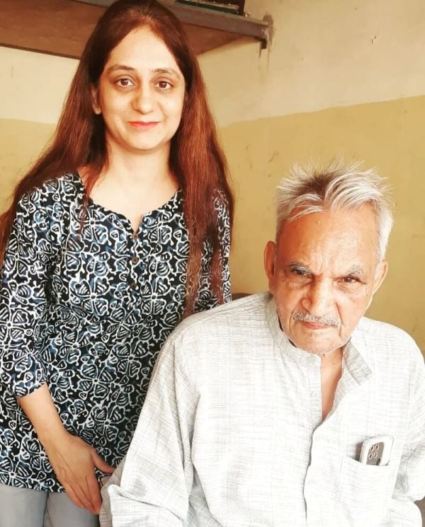 Dhani Ram Mittal with Indian author Shikha Kaul