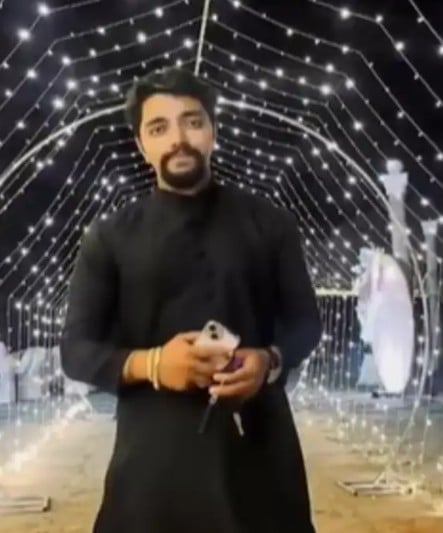 An old picture of Dhanush Raj