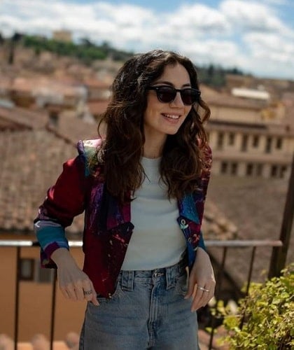 Dharal Surelia during her vacation