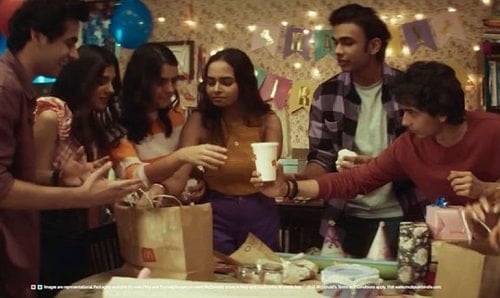 Dhaval Thakur in a TV commercial