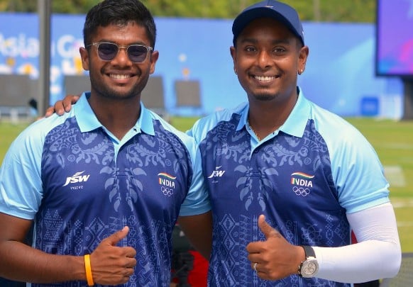 Dhiraj Bommadevara with Atanu Das