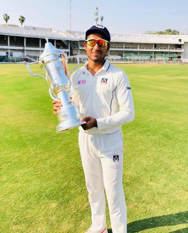 Dhruv Jurel during a domestic match