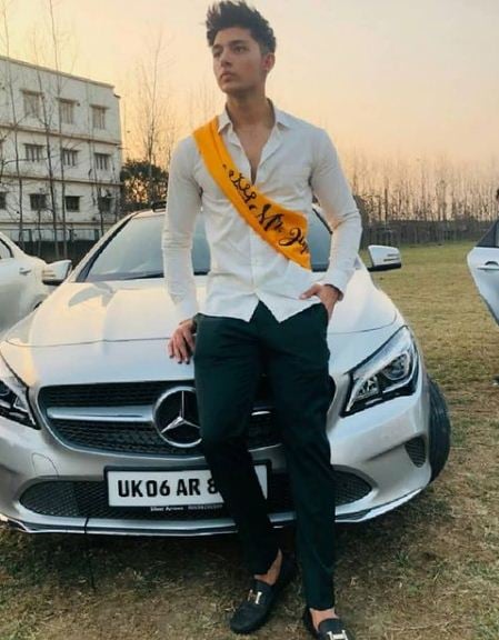 Dhruv Malik in his college days