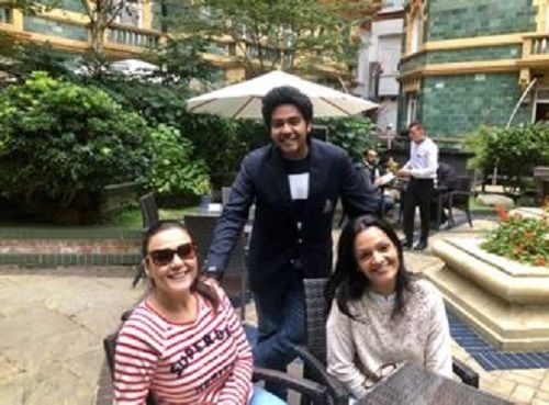 Dhruv Verma With Priety Zinta