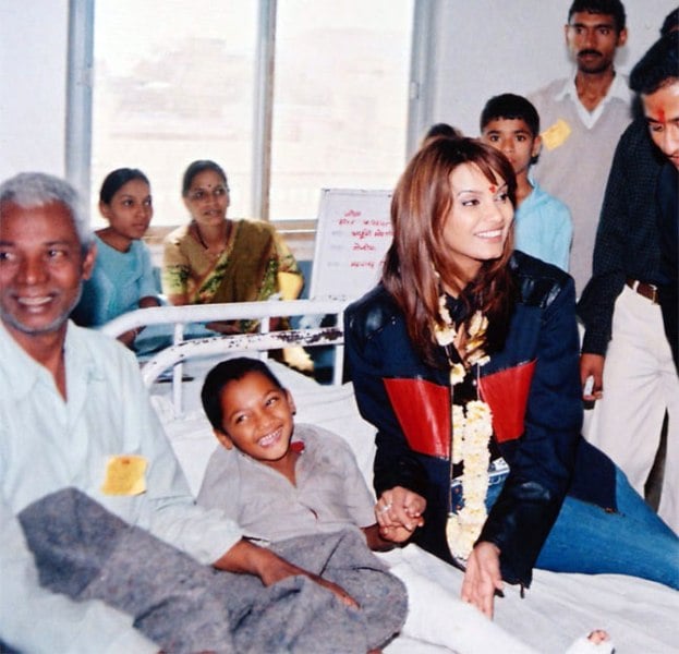 Diana Hayden at a hospital