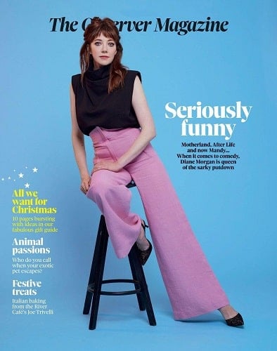 Diane Morgan featured on a magazine cover