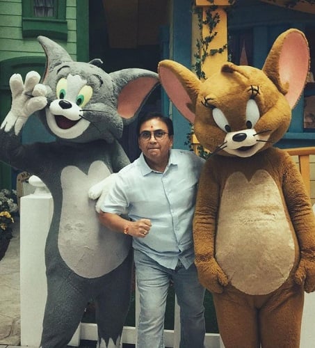 Dilip Joshi during his vacation