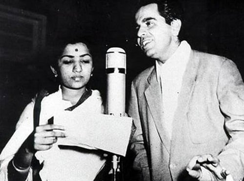 Dilip Kumar and Lata Mangeshkar