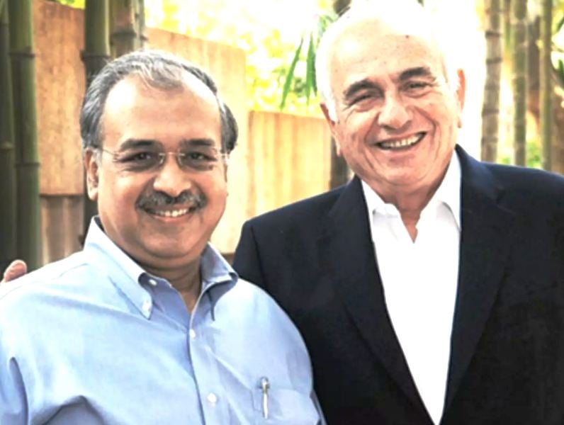 Dilip Shanghvi and Israel Makov
