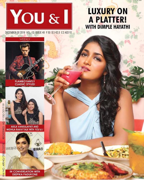 Dimple Hayathi on the cover of 
