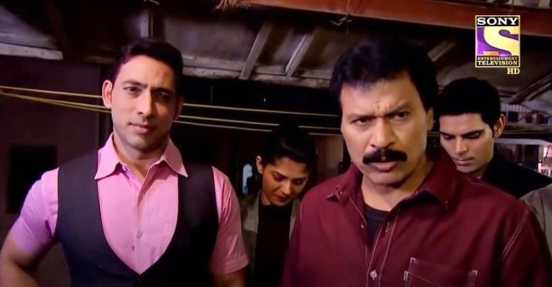 Dinesh Phadnis (right) in a still from the TV show