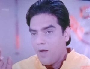 Dipen Raval in a still from the Gujarati television show Prem Ni Bhavai