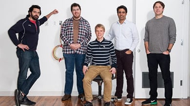 Divya Narendra with SumZero team at the company