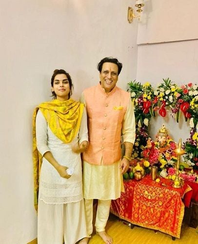 Divya Rai with Govinda