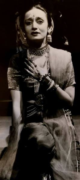 Dolly Ahluwalia when she acted in theatre