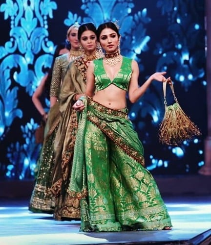 Donal Bisht walking the ramp during the 19th ITA Awards