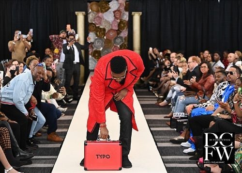 Doncel Brown in a fashion show