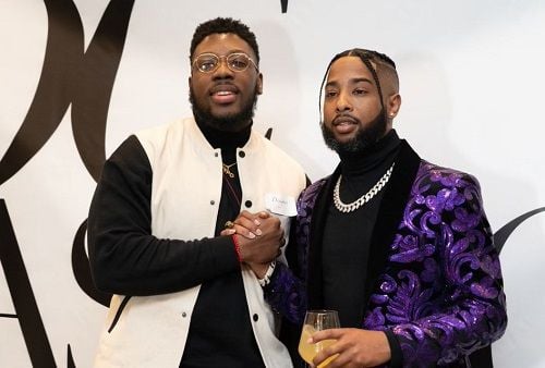 Doncel Brown with his friend