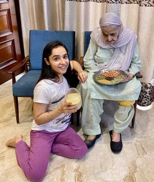 Dr Lavleen Kaur with her grandmother
