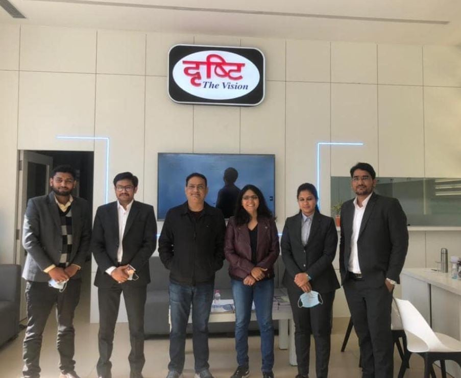 Dr Vikas Divyakirti at his institute