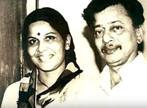 Dr. Kashinath Ghanekar With Kanchan