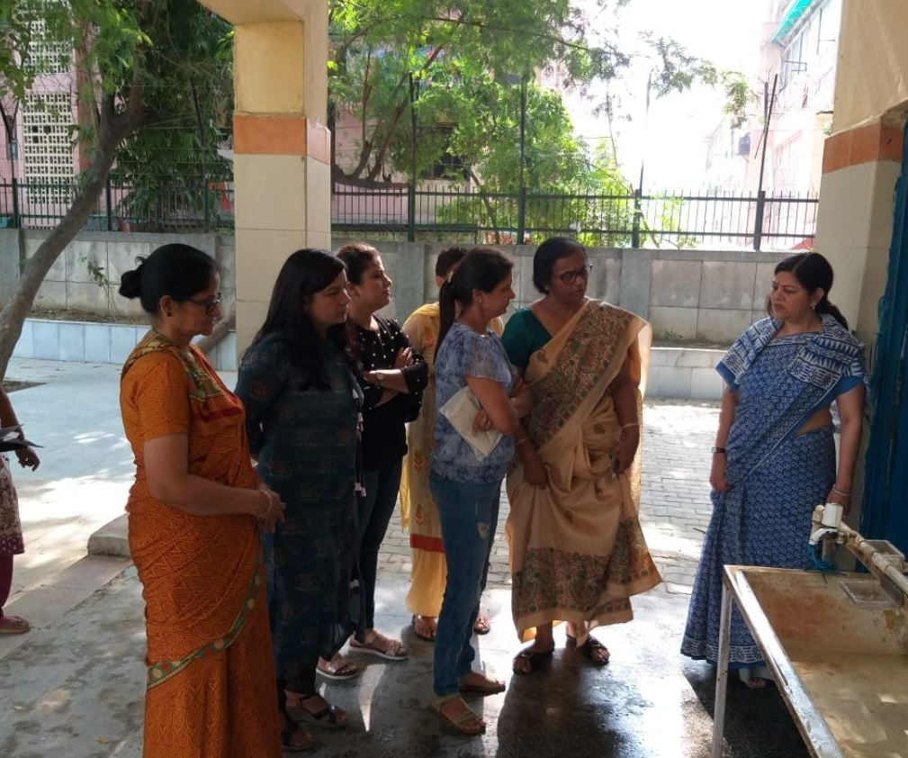Dr. Shobha Vijender during a campaign of her NGO Sampurna