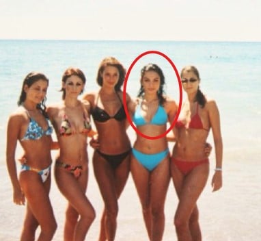 Drenusha Latifi during a photoshoot in 2003