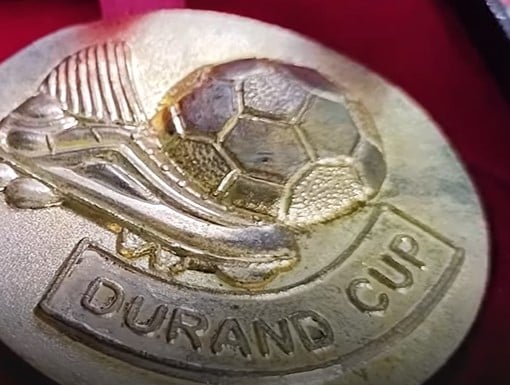 Durand Cup medal won by Syed Shahid Hakim as a member of Hyderabad City Police
