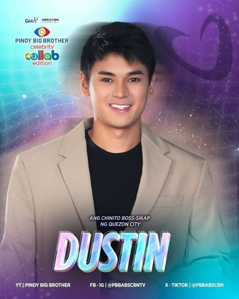Dustin Yu on the poster of the Pinoy Big Brother Celebrity Collab Edition