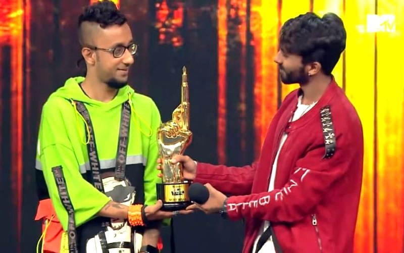 EPR, along with M-Zee Bella (winner), after being announced as the runner-up of the show 