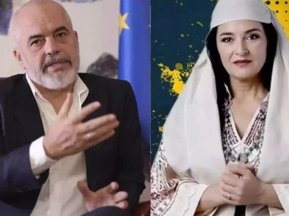 Edi Rama while appointing an AI-generated character named Diella as a government minister (2025)