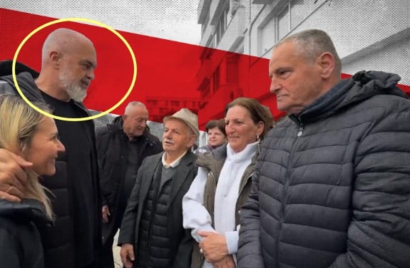 Edi Rama while working as a Mayor of Tirana